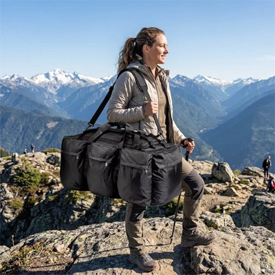 Sac à dos pour randonnée transporté en bandouillère