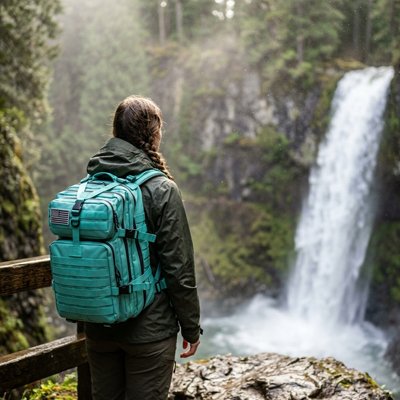sac à dos randonnée femme cyan