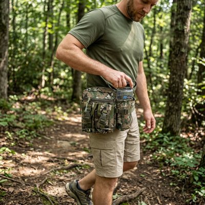 sac banane camouflage pratique 