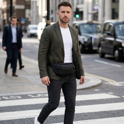 sac banane homme décontracté