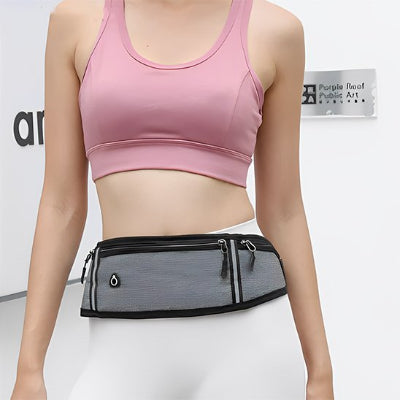 sac banane pratique couleur gris 