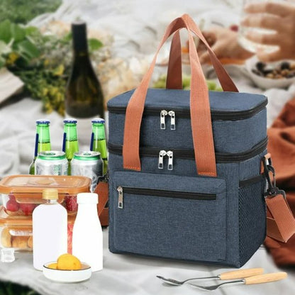 Sac isotherme avec poignées et brandouillère