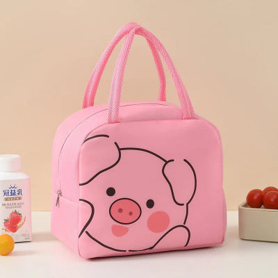 sac isotherme petit cochon rose