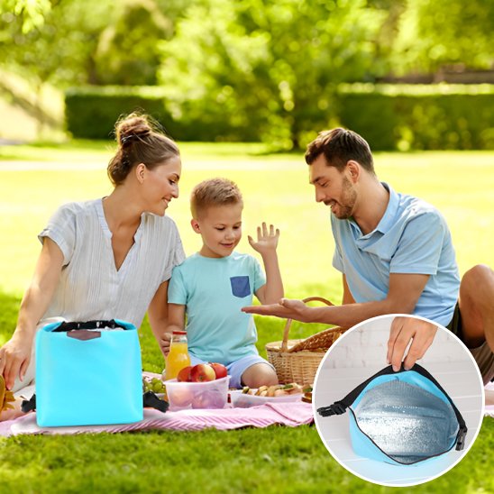 Sac isotherme repas bleu cian en famille