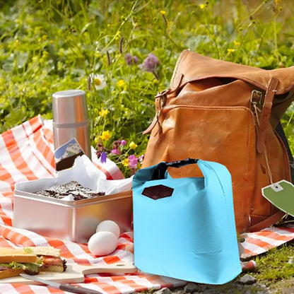 Sac isotherme repas bleu cian pratique