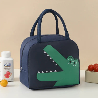 sac isotherme repas crocodile bleu