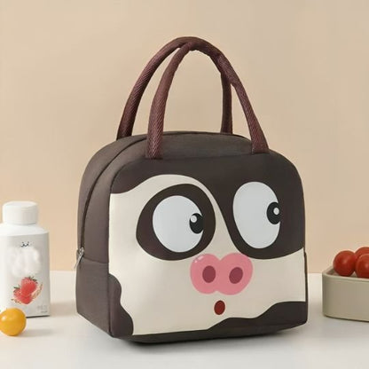 sac isotherme repas vache brune