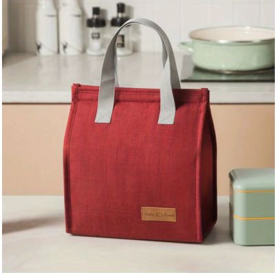 Sac isotherme rouge pratique