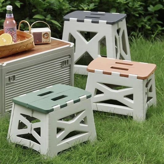 Tabouret pliable pratique trois couleurs disponibles