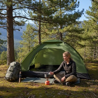 Tente pour trek facile à monter