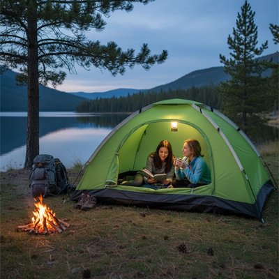 Tente trekking 2 places personnes en camping