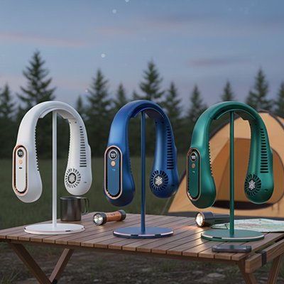 Ventilateur de cou​ trois coloris