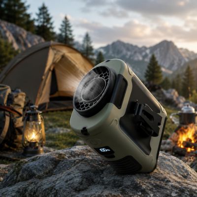 ventilateur portable qui se fixe à la ceinture