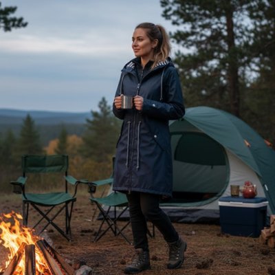 Veste imperméable femme en plein air