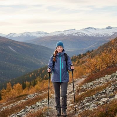 Veste imperméable femme en trekking