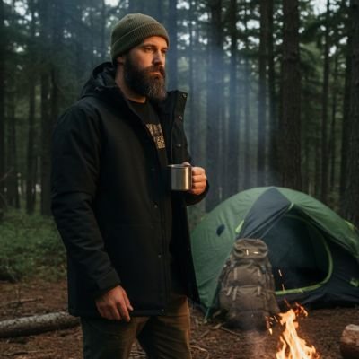 Veste imperméable homme en plein air