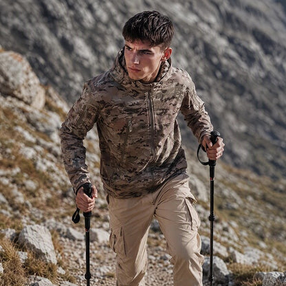 Veste imperméable homme en trekking